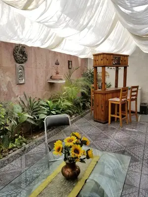 Jardín al aire libre en Casa Q BnB