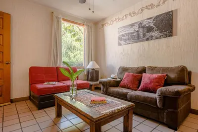 Zona de estar de Suites Parador Santo Domingo de G.