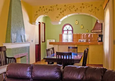 Zona de estar de Suites Bello Xochimilco