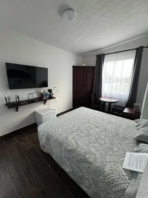 Cama o camas de una habitación en Ananta Hotel