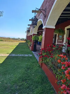 Jardín al aire libre en Hacienda Santa Clara, Morelos, Tenango, Jantetelco