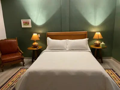 Cama o camas de una habitación en Quinta Ascensión Hotel Boutique Only Adults