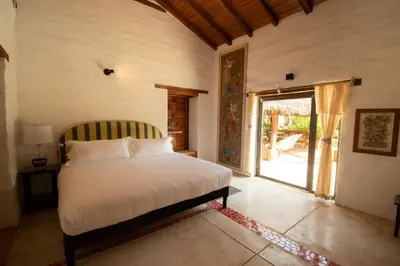 Cama o camas de una habitación en Quinta Ascensión Hotel Boutique Only Adults