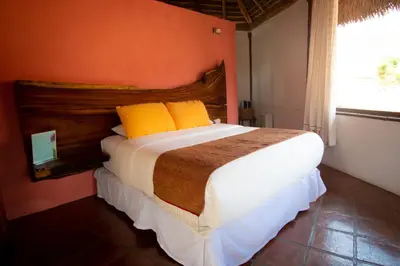 Cama o camas de una habitación en Quinta Ascensión Hotel Boutique Only Adults