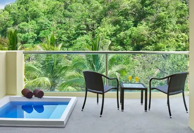 Un balcón o terraza de Dreams Huatulco Resort & Spa