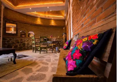 Zona de estar de Hotel Boutique Rincon Sagrado