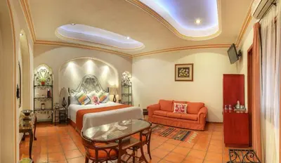 Zona de estar de Hotel Boutique Parador San Miguel Oaxaca