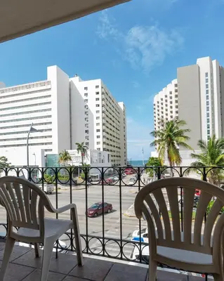 Un balcón o terraza de Hotel Hacienda María Eugenia Acapulco