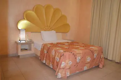 Cama o camas de una habitación en Villas La Lupita