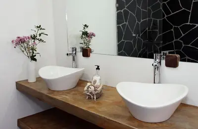 Un baño de Casa Bagus