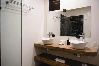 Un baño de Casa Bagus