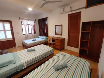 Cama o camas de una habitación en Hotel Papaya Surf