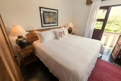 Cama o camas de una habitación en Villas Carrizalillo