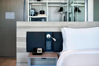 Cama o camas de una habitación en AC Hotel by Marriott Veracruz