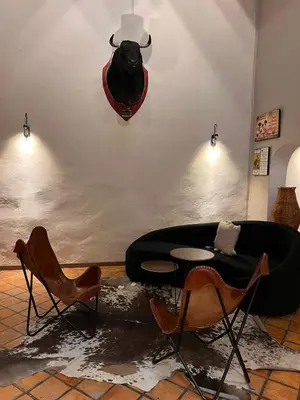 Zona de estar de Hotel San Francisco Tlaxcala