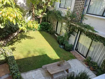 Jardín al aire libre en Coyoacan City Lofts