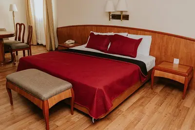 Cama o camas de una habitación en Gran Hotel Diligencias