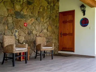 Zona de estar de Hotel Amate del Rio