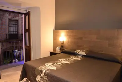 Cama o camas de una habitación en Hotel Sofia