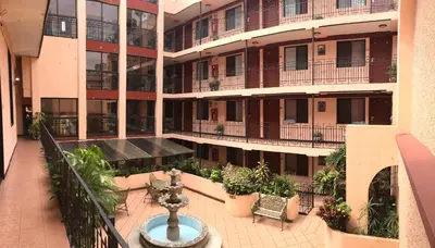 Un balcón o terraza de Hotel San Angel