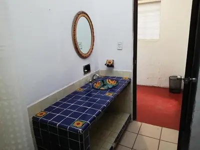 Cama o camas de una habitación en Hostal Centro de Coyoacan