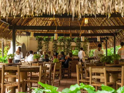 Un restaurante o sitio para comer en Picocanoa Rodavento