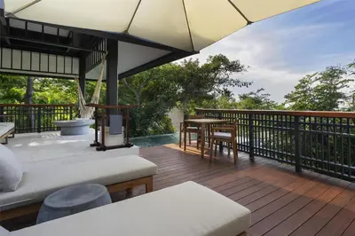 Un balcón o terraza de Banyan Tree Cabo Marques