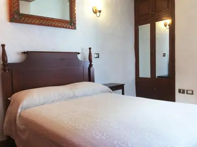 Cama o camas de una habitación en Posada Antiguo Camino Real