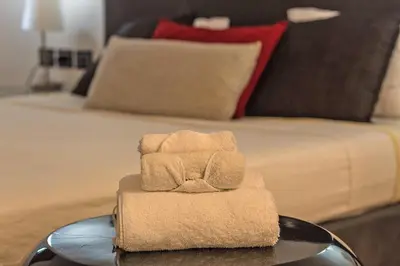 Cama o camas de una habitación en Samora Luxury Resort