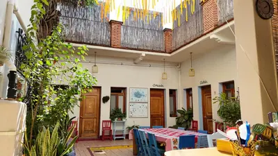 Un balcón o terraza de El Diablo y la Sandia B&B