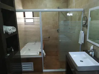 Un baño de Hotel Casa Franco