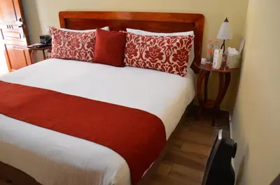 Cama o camas de una habitación en Hotel Casa Franco