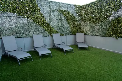 Zona de estar de Lithio Hotel
