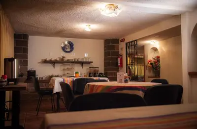 Zona de estar de Posada de la Virgen
