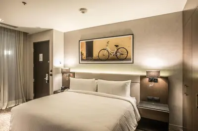 Cama o camas de una habitación en Four Points by Sheraton Puebla