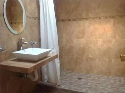 Un baño de Casa Bocoyna