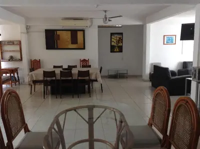 Una televisión o centro de entretenimiento en Casa Bocoyna
