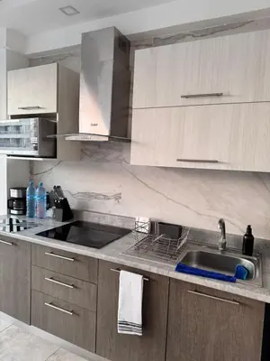 Una cocina o zona de cocina en Apartamento Blue Acapulco Diamante