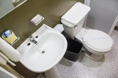 Un baño de Casa Gubidxa