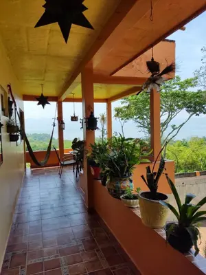 Un balcón o terraza de Posada Los Chaneques Catemaco