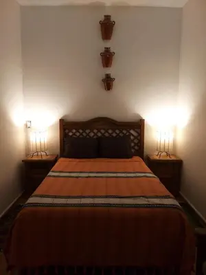 Cama o camas de una habitación en Teocalli