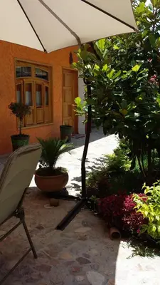 Jardín al aire libre en Teocalli