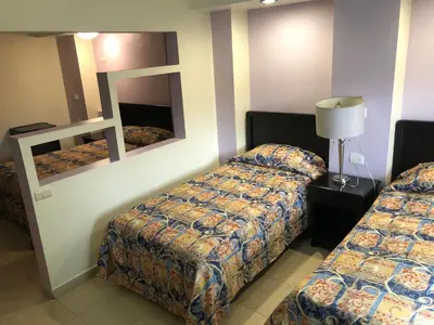 Cama o camas de una habitación en Hotel Imperial