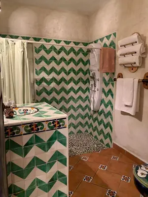 Un baño de La Casona Azul Boutique Hotel