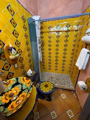 Un baño de La Casona Azul Boutique Hotel