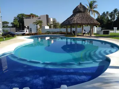 Piscina en o cerca de Departamento Acapulco Diamante