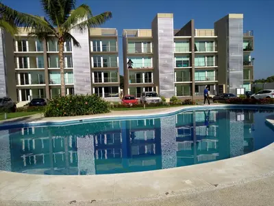 Piscina en o cerca de Departamento Acapulco Diamante