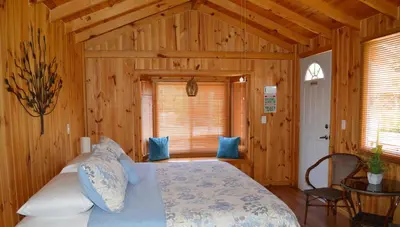 Cama o camas de una habitación en Villarreal Lodge Hotel Ecológico