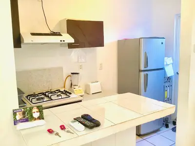 Una cocina o zona de cocina en Casa Flores