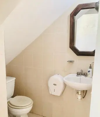 Un baño de Casa Flores
